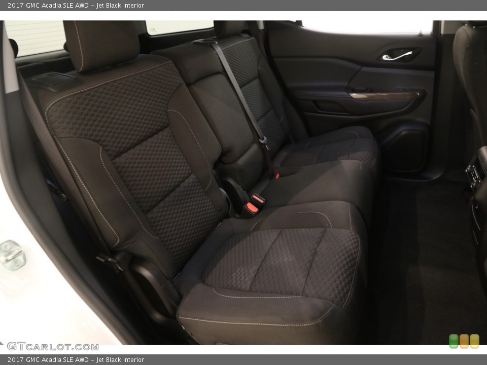 Jet Black Interior Rear Seat for the 2017 GMC Acadia SLE AWD #122584735