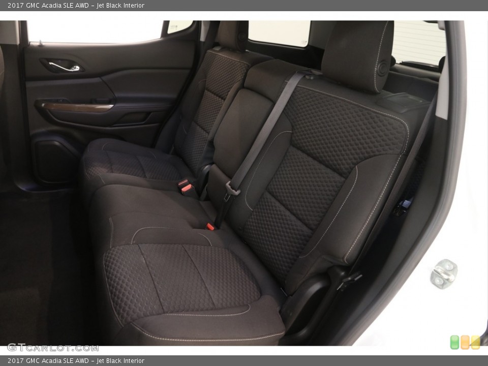 Jet Black Interior Rear Seat for the 2017 GMC Acadia SLE AWD #122584753