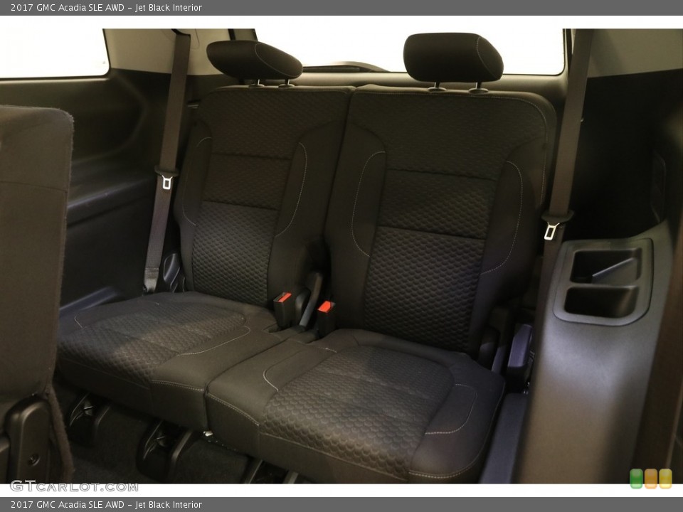Jet Black Interior Rear Seat for the 2017 GMC Acadia SLE AWD #122584774