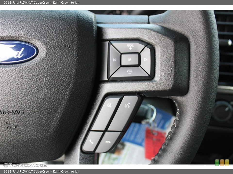 Earth Gray Interior Controls for the 2018 Ford F150 XLT SuperCrew #122586376