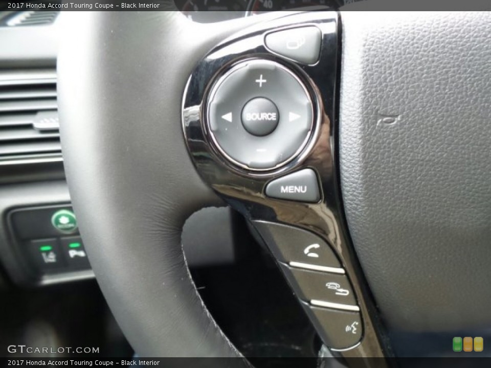 Black Interior Controls for the 2017 Honda Accord Touring Coupe #122593069