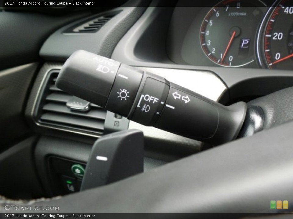 Black Interior Controls for the 2017 Honda Accord Touring Coupe #122593084