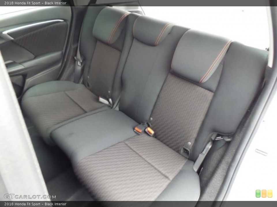 Black Interior Rear Seat for the 2018 Honda Fit Sport #122593444