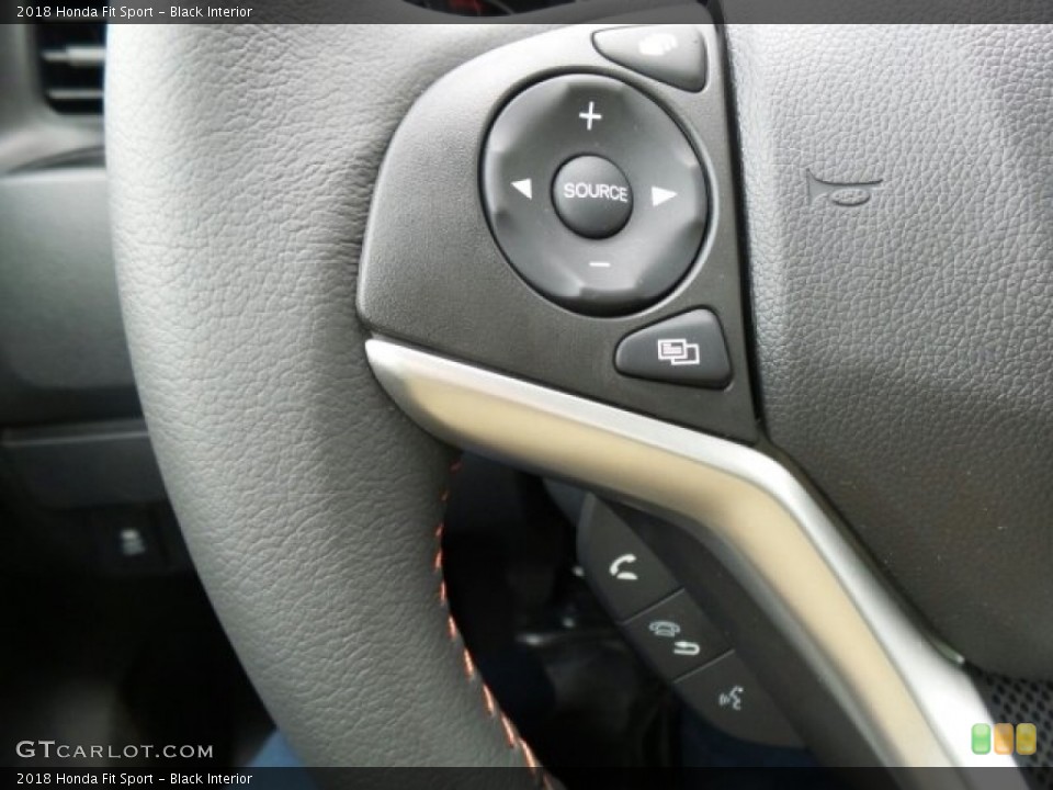 Black Interior Controls for the 2018 Honda Fit Sport #122593534