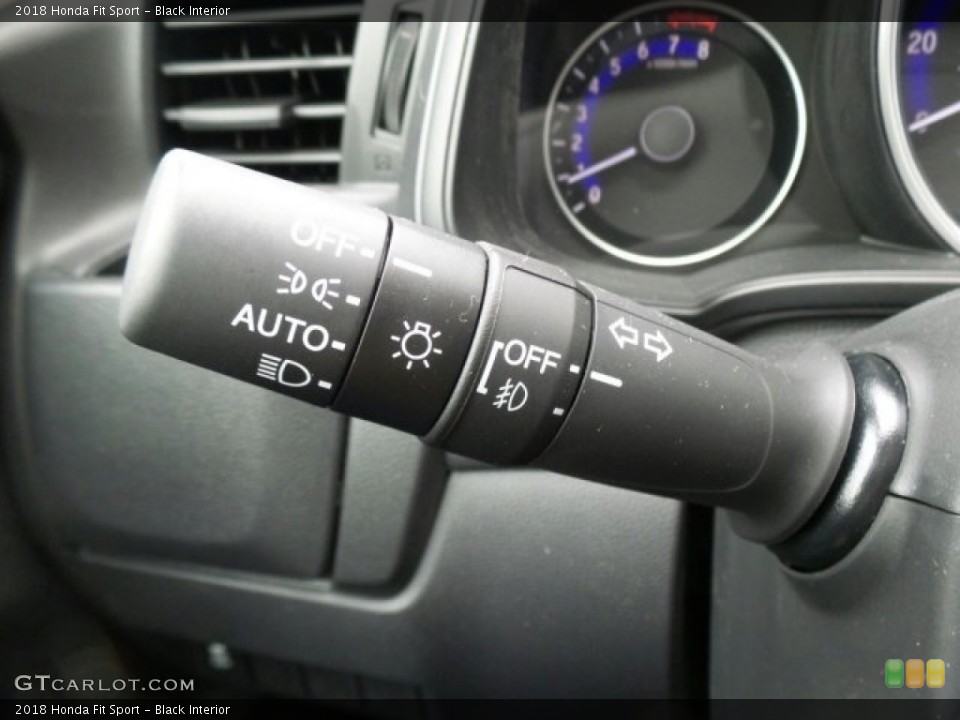 Black Interior Controls for the 2018 Honda Fit Sport #122593549