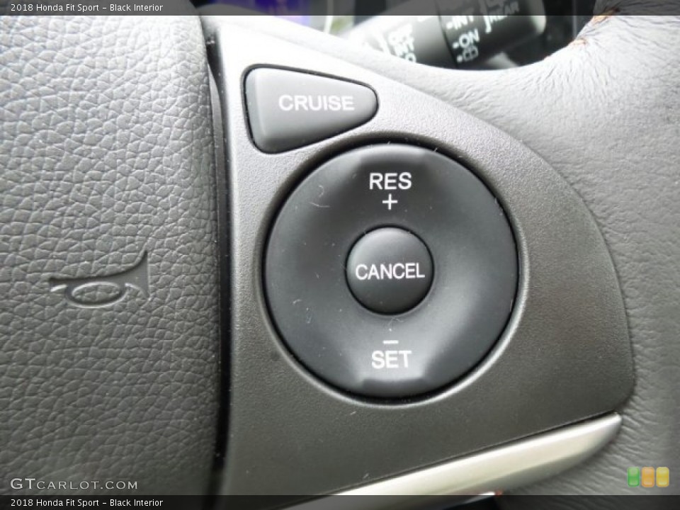 Black Interior Controls for the 2018 Honda Fit Sport #122593570