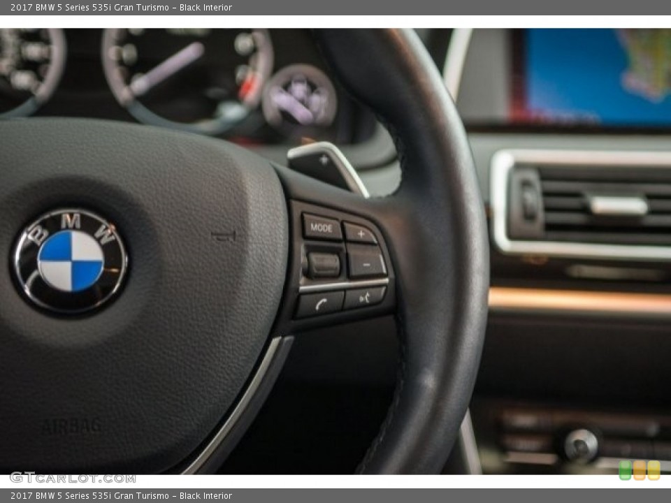 Black Interior Controls for the 2017 BMW 5 Series 535i Gran Turismo #122601851