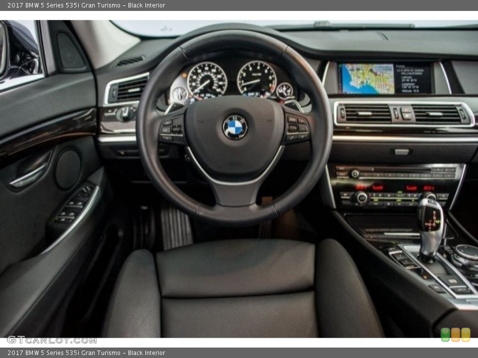 Black Interior Dashboard for the 2017 BMW 5 Series 535i Gran Turismo #122602163