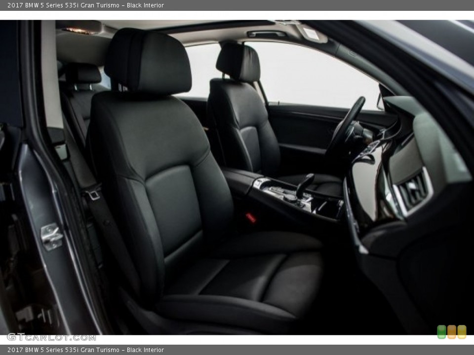Black Interior Front Seat for the 2017 BMW 5 Series 535i Gran Turismo #122602199