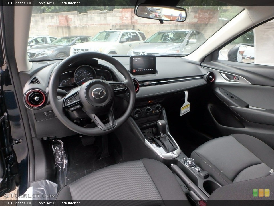 Black Interior Photo for the 2018 Mazda CX-3 Sport AWD #122602238