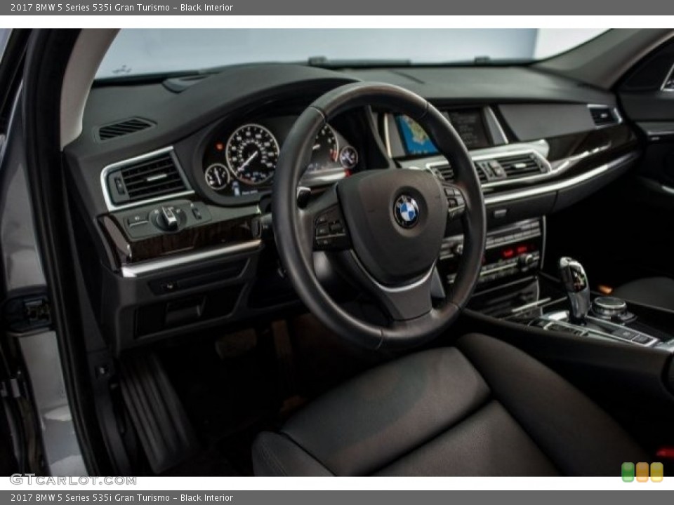 Black Interior Dashboard for the 2017 BMW 5 Series 535i Gran Turismo #122602361
