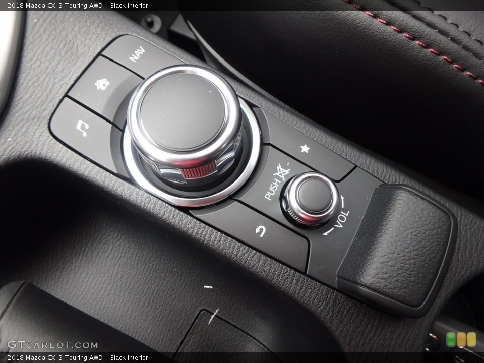 Black Interior Controls for the 2018 Mazda CX-3 Touring AWD #122603993