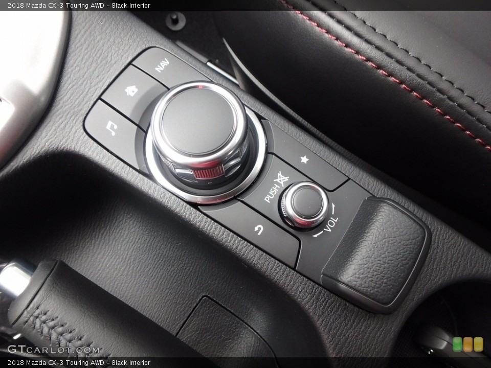 Black Interior Controls for the 2018 Mazda CX-3 Touring AWD #122604743