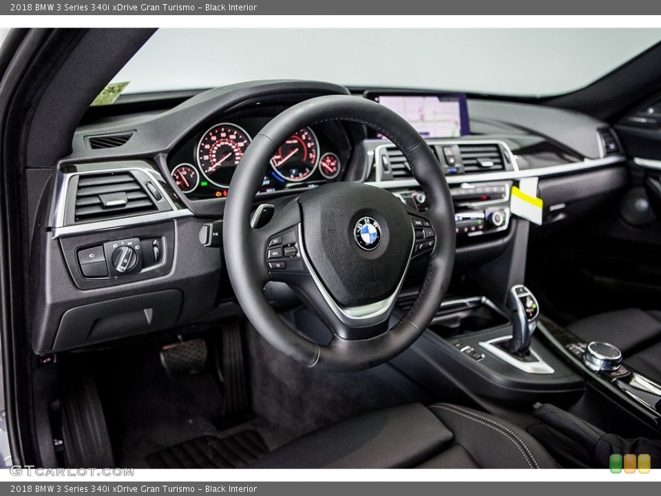 Black Interior Dashboard for the 2018 BMW 3 Series 340i xDrive Gran Turismo #122607617