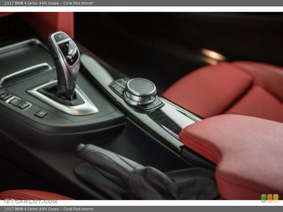 Coral Red Interior Transmission for the 2017 BMW 4 Series 440i Coupe #122619016