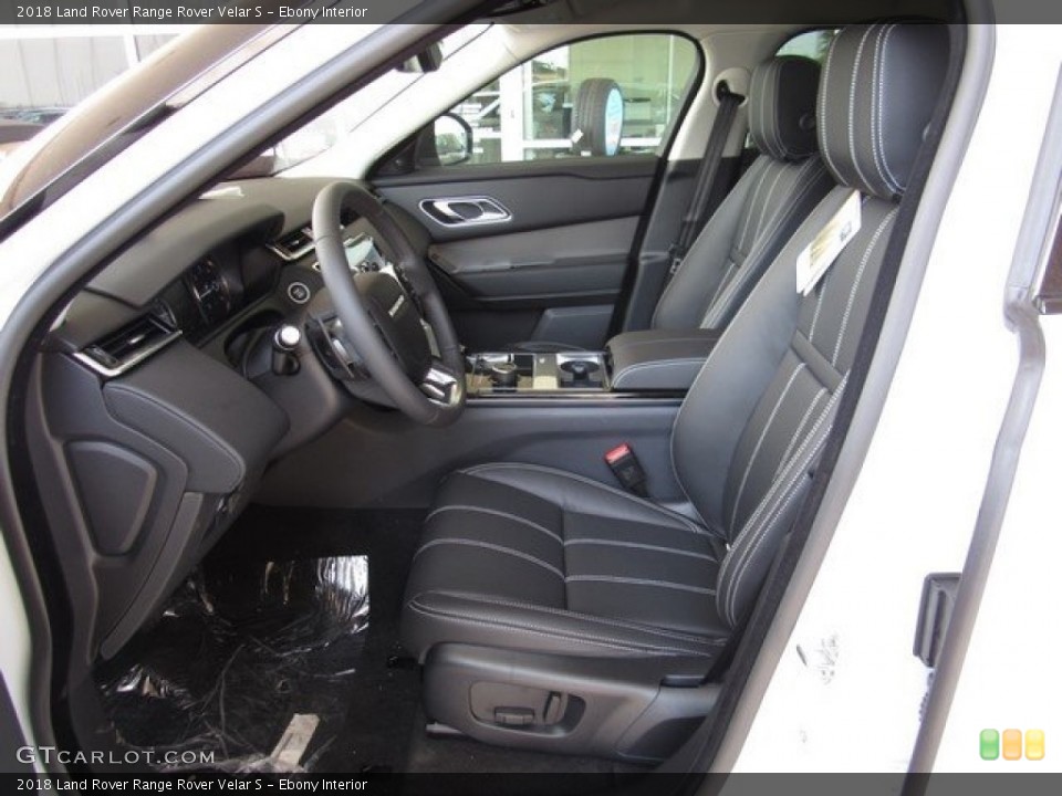 Ebony Interior Photo for the 2018 Land Rover Range Rover Velar S #122620099