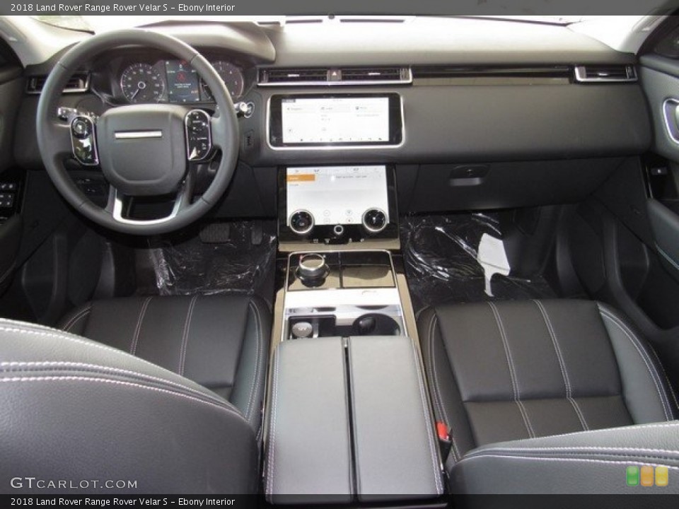 Ebony Interior Dashboard for the 2018 Land Rover Range Rover Velar S #122620106