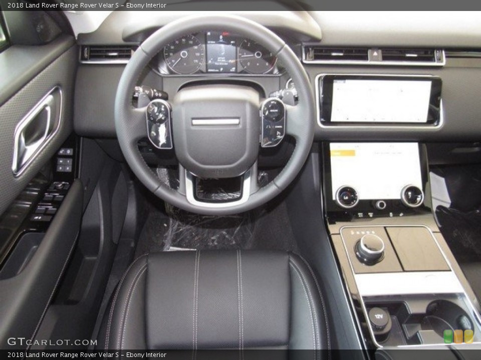Ebony Interior Dashboard for the 2018 Land Rover Range Rover Velar S #122620187