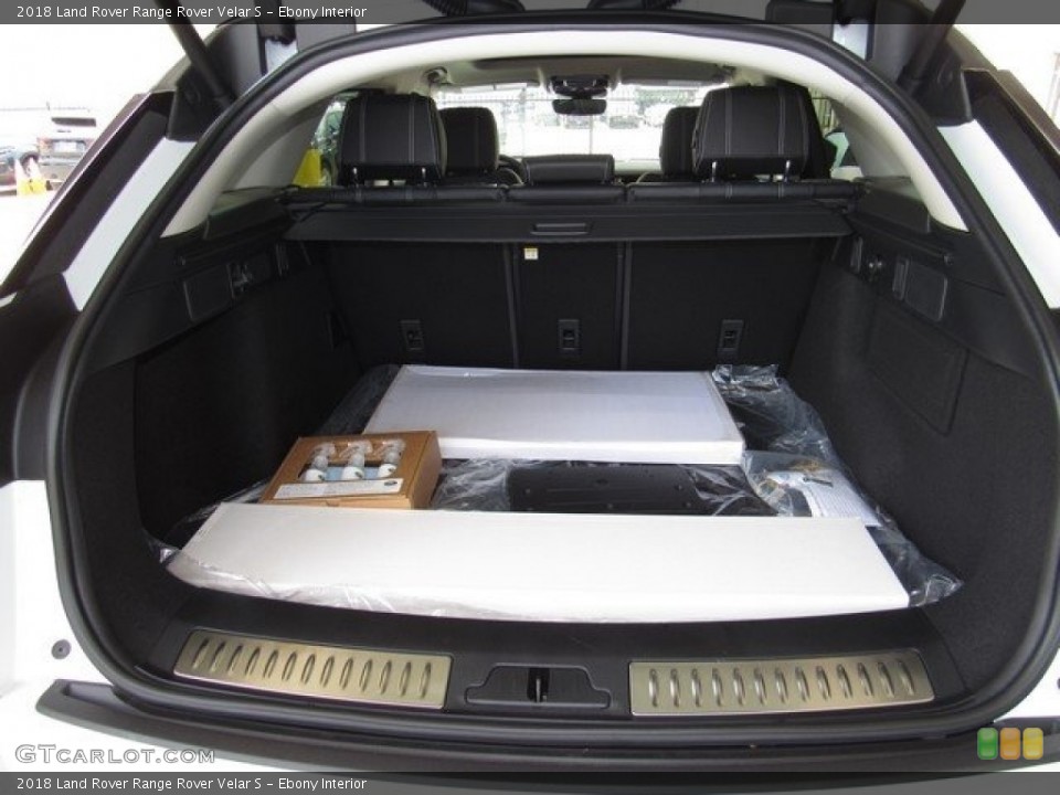 Ebony Interior Trunk for the 2018 Land Rover Range Rover Velar S #122620214