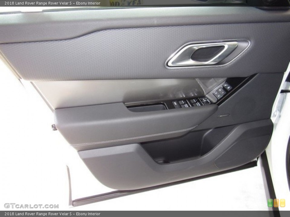 Ebony Interior Door Panel for the 2018 Land Rover Range Rover Velar S #122620235