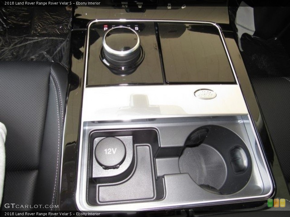 Ebony Interior Transmission for the 2018 Land Rover Range Rover Velar S #122620244