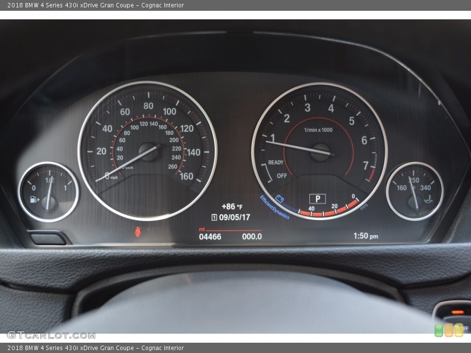 Cognac Interior Gauges for the 2018 BMW 4 Series 430i xDrive Gran Coupe #122622761
