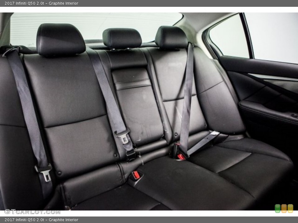 Graphite Interior Rear Seat for the 2017 Infiniti Q50 2.0t #122624602