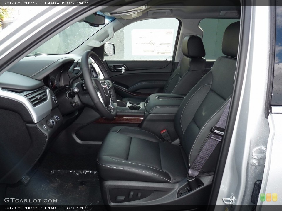 Jet Black Interior Front Seat for the 2017 GMC Yukon XL SLT 4WD #122633512