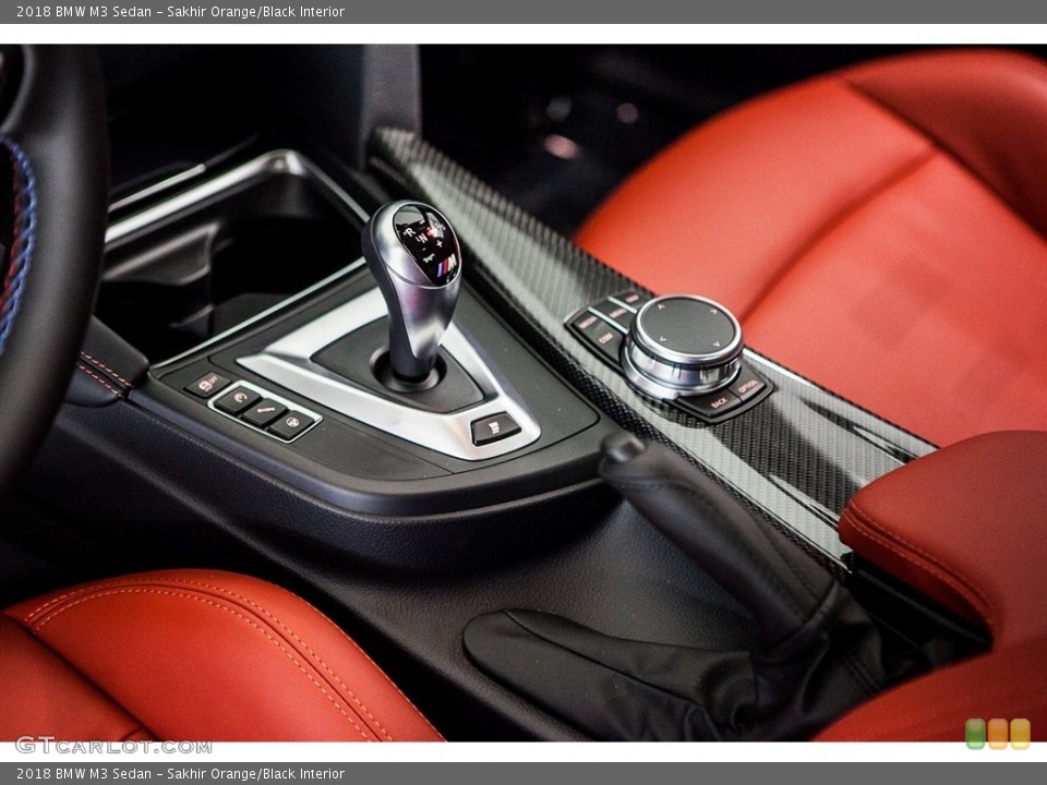 Sakhir Orange/Black Interior Transmission for the 2018 BMW M3 Sedan #122634304