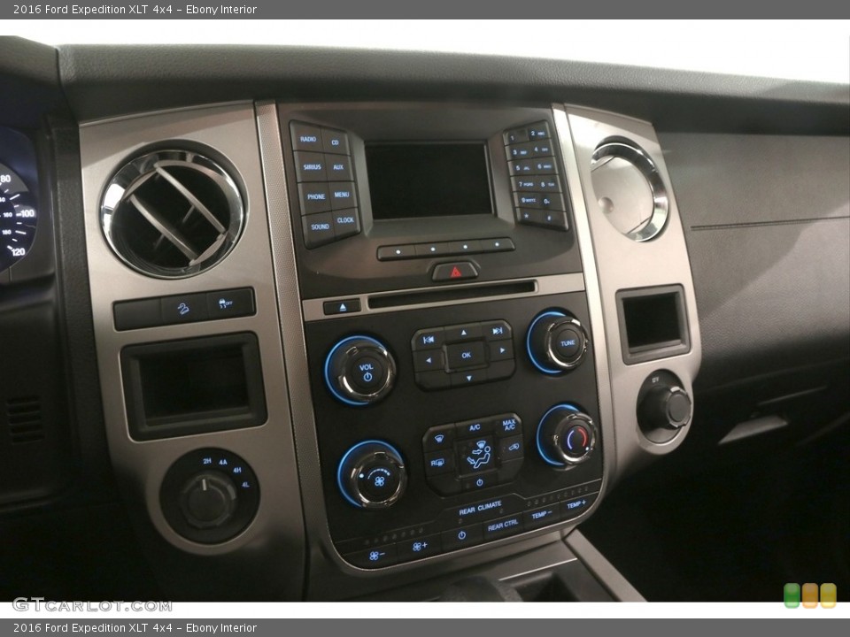 Ebony Interior Controls for the 2016 Ford Expedition XLT 4x4 #122641354