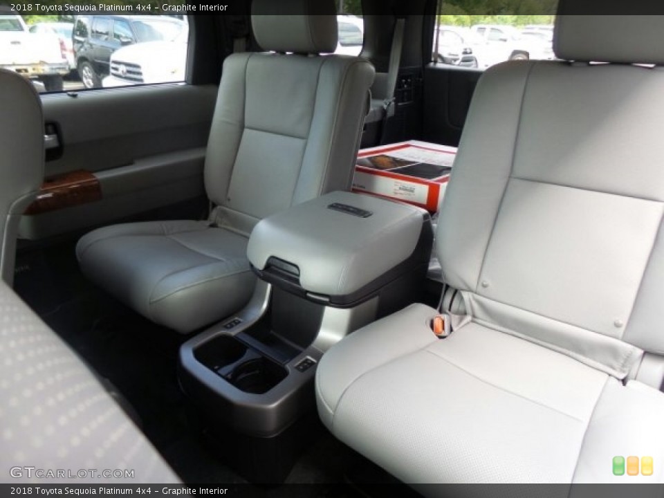 Graphite Interior Rear Seat for the 2018 Toyota Sequoia Platinum 4x4 #122642962