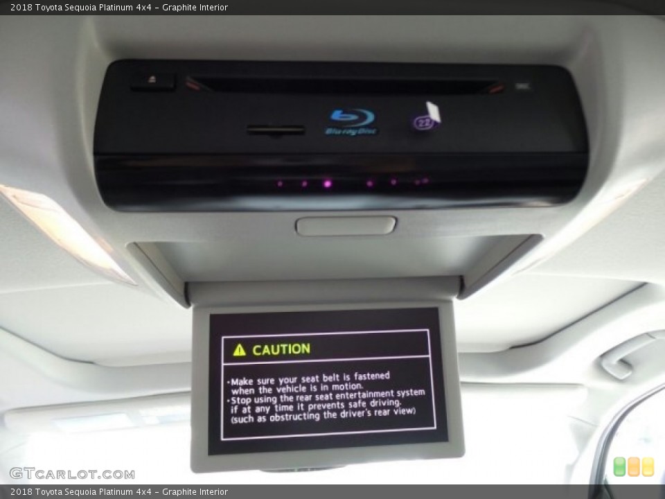 Graphite Interior Entertainment System for the 2018 Toyota Sequoia Platinum 4x4 #122642986