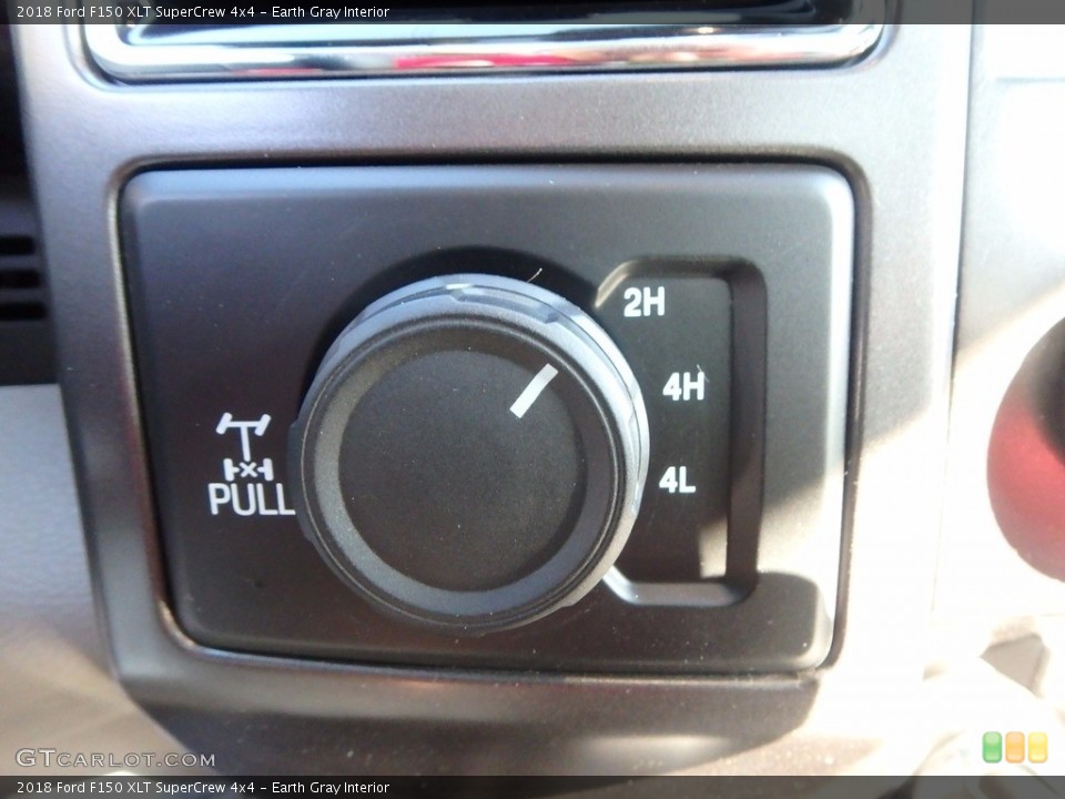 Earth Gray Interior Controls for the 2018 Ford F150 XLT SuperCrew 4x4 #122650370