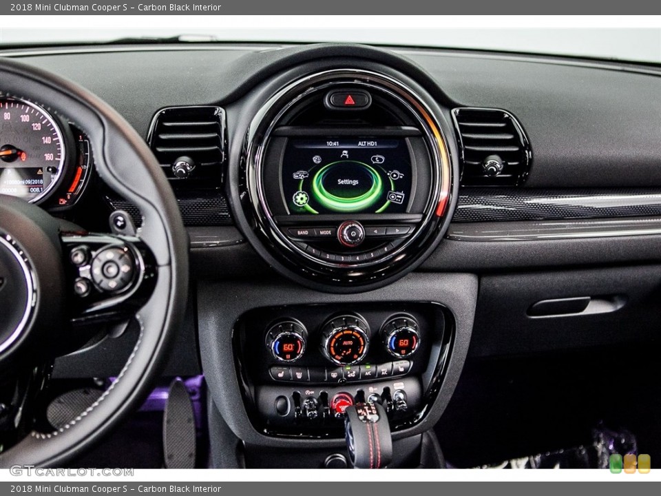 Carbon Black Interior Controls for the 2018 Mini Clubman Cooper S #122657699