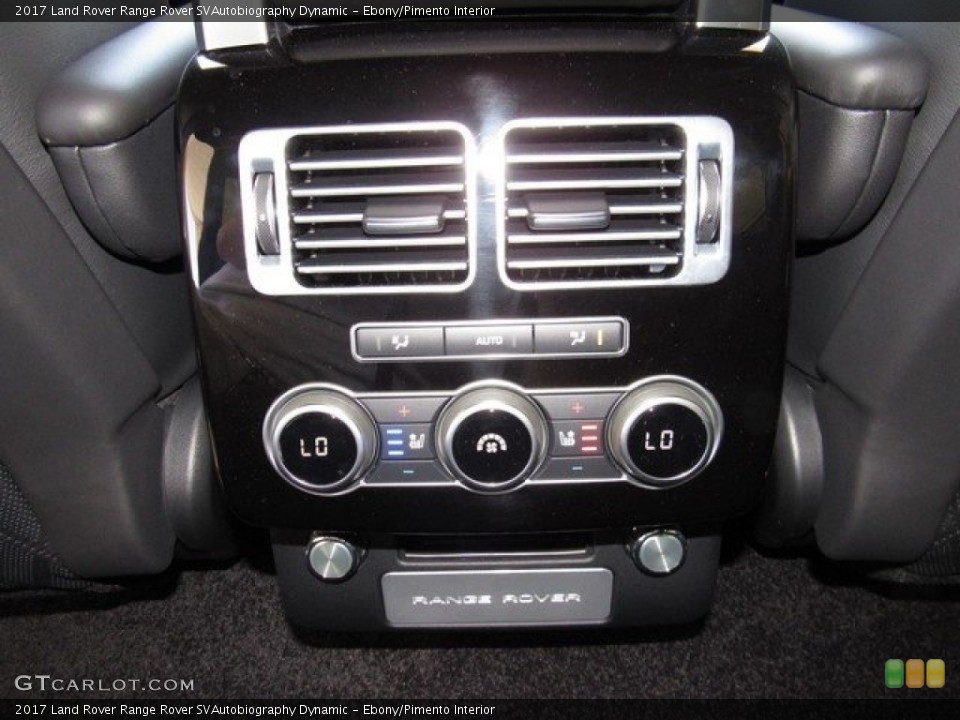 Ebony/Pimento Interior Controls for the 2017 Land Rover Range Rover SVAutobiography Dynamic #122670830