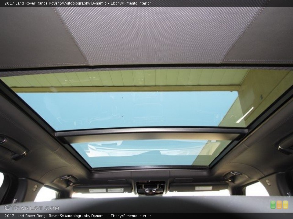 Ebony/Pimento Interior Sunroof for the 2017 Land Rover Range Rover SVAutobiography Dynamic #122670845