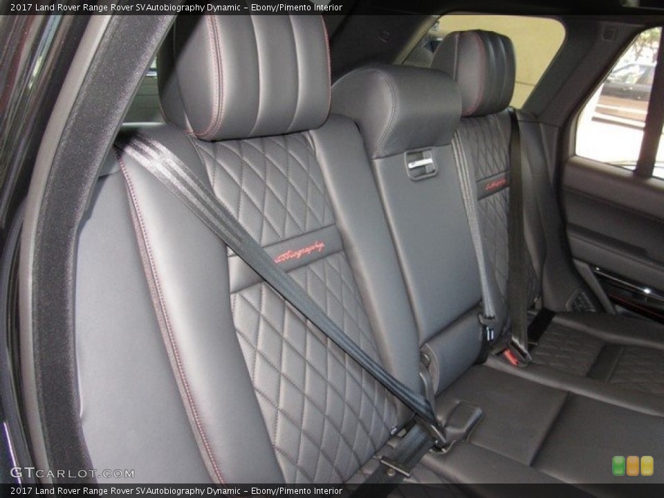 Ebony/Pimento Interior Front Seat for the 2017 Land Rover Range Rover SVAutobiography Dynamic #122670902