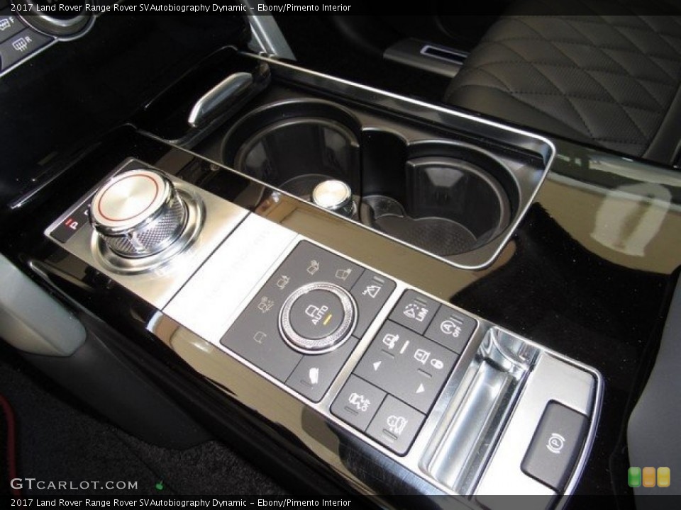 Ebony/Pimento Interior Controls for the 2017 Land Rover Range Rover SVAutobiography Dynamic #122671013