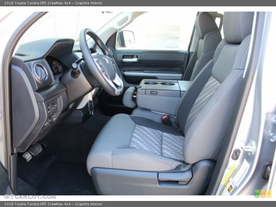 Graphite Interior Photo for the 2018 Toyota Tundra SR5 CrewMax 4x4 #122675985