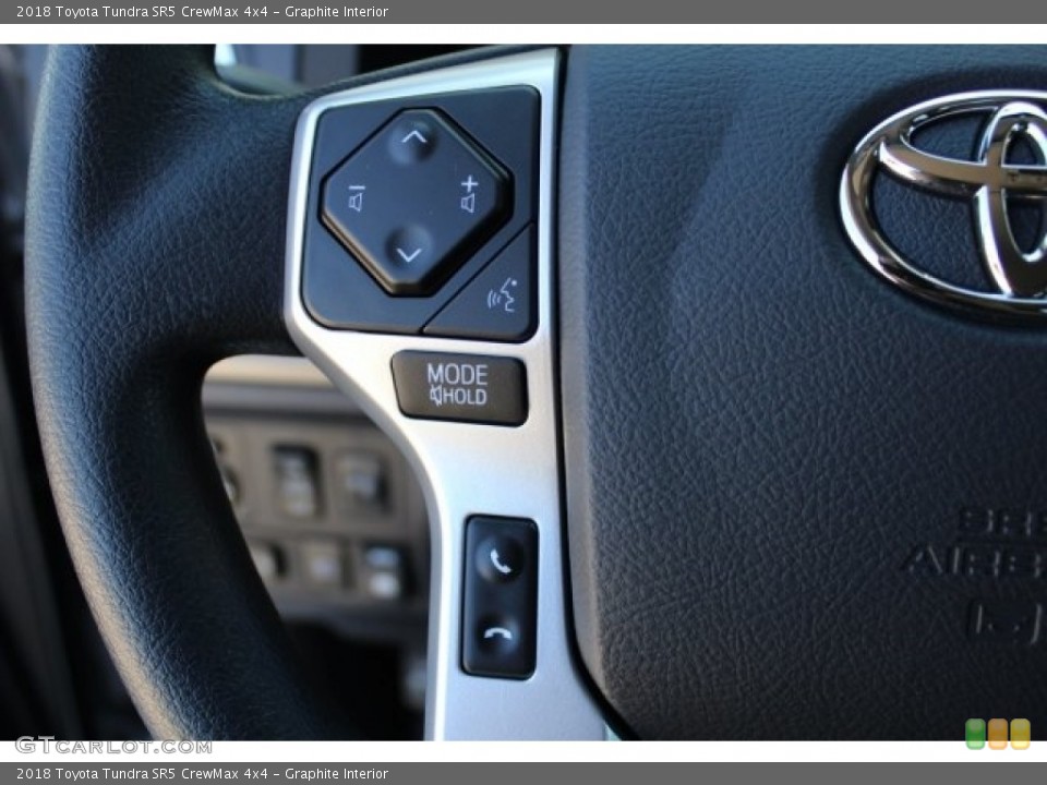 Graphite Interior Controls for the 2018 Toyota Tundra SR5 CrewMax 4x4 #122676027