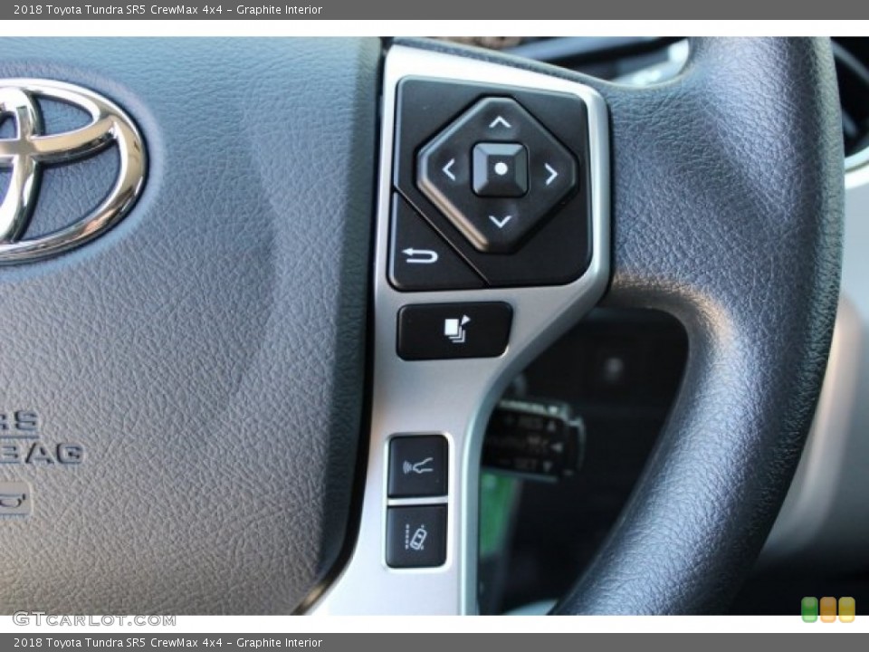 Graphite Interior Controls for the 2018 Toyota Tundra SR5 CrewMax 4x4 #122676045