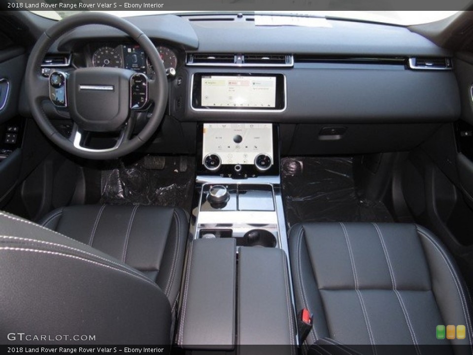 Ebony Interior Dashboard for the 2018 Land Rover Range Rover Velar S #122678265
