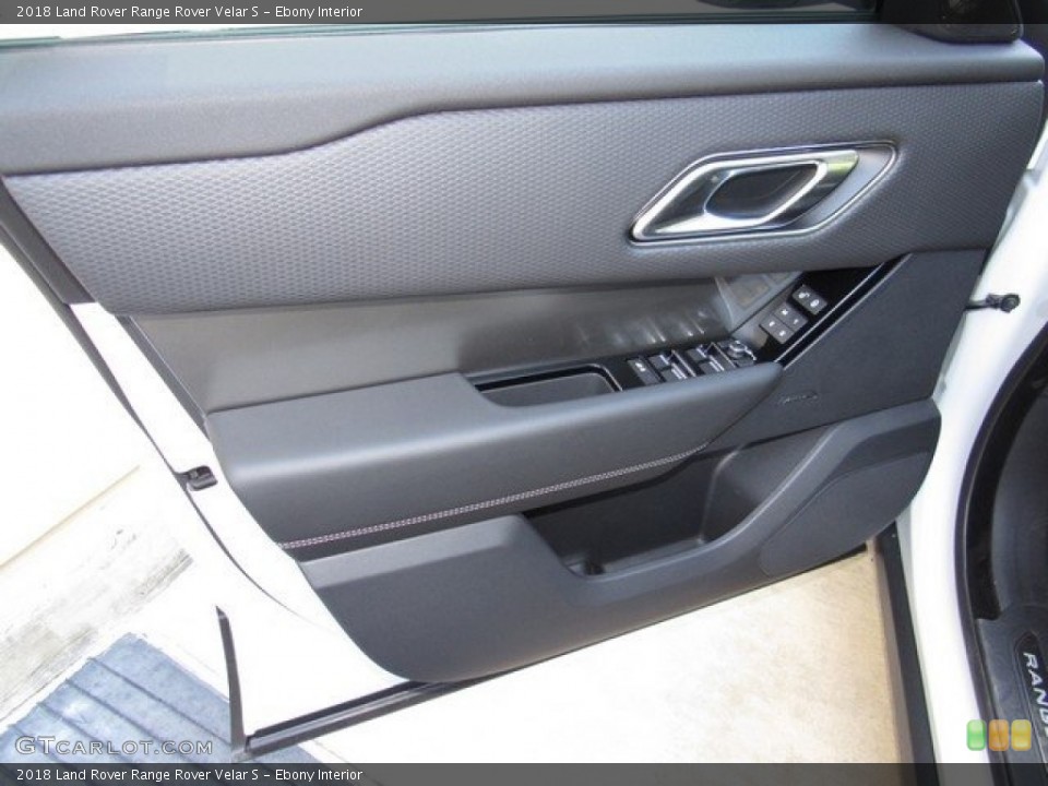 Ebony Interior Door Panel for the 2018 Land Rover Range Rover Velar S #122678469