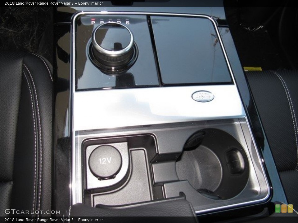 Ebony Interior Transmission for the 2018 Land Rover Range Rover Velar S #122678484