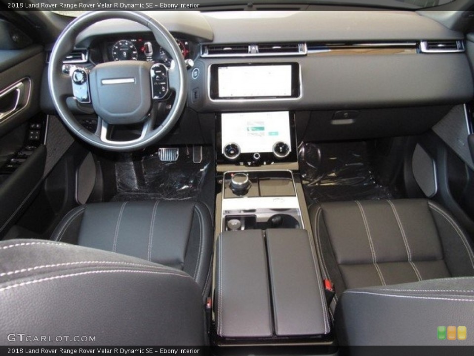 Ebony Interior Dashboard for the 2018 Land Rover Range Rover Velar R Dynamic SE #122678598