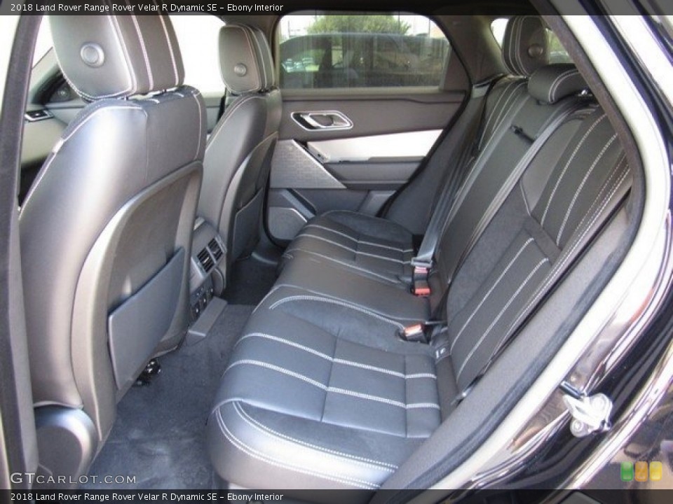 Ebony Interior Rear Seat for the 2018 Land Rover Range Rover Velar R Dynamic SE #122678616