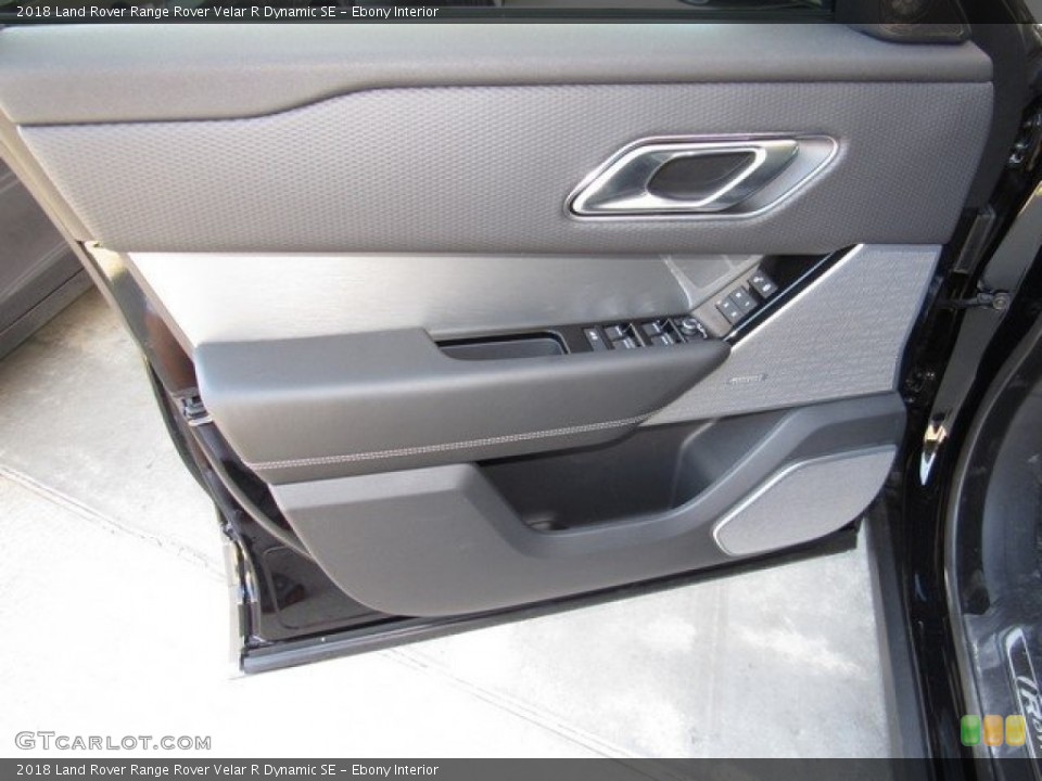 Ebony Interior Door Panel for the 2018 Land Rover Range Rover Velar R Dynamic SE #122678784