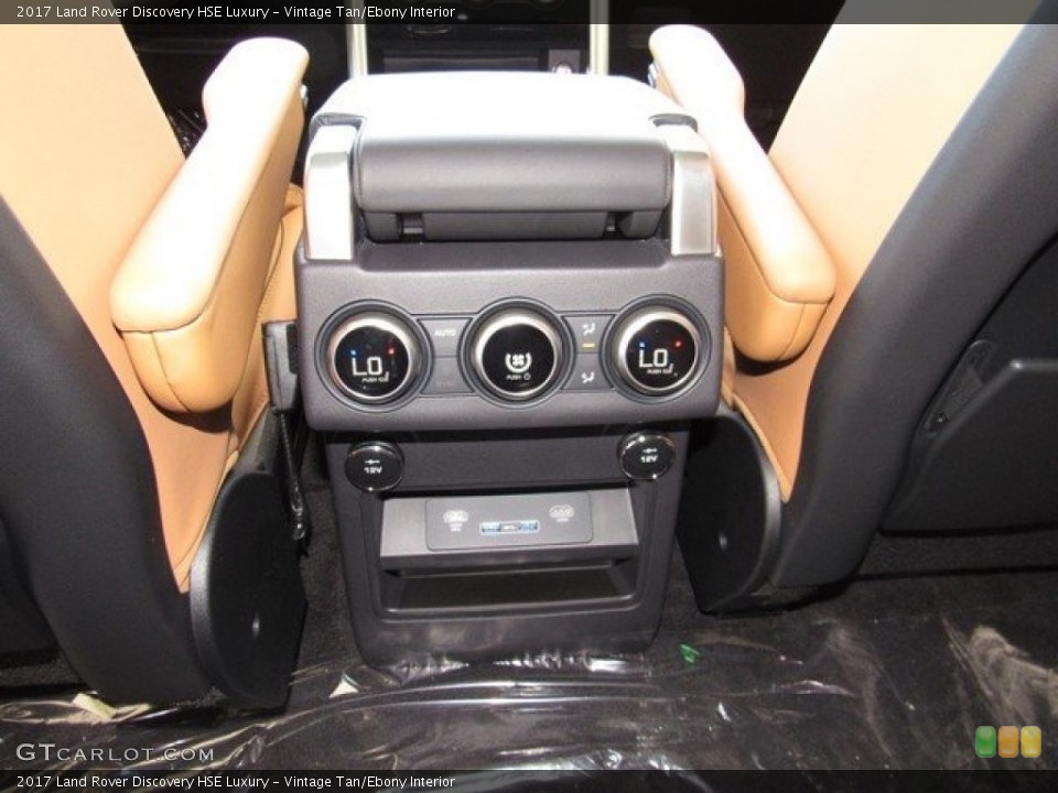Vintage Tan/Ebony Interior Controls for the 2017 Land Rover Discovery HSE Luxury #122679447