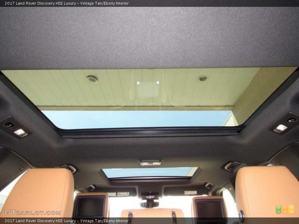 Vintage Tan/Ebony Interior Sunroof for the 2017 Land Rover Discovery HSE Luxury #122679489