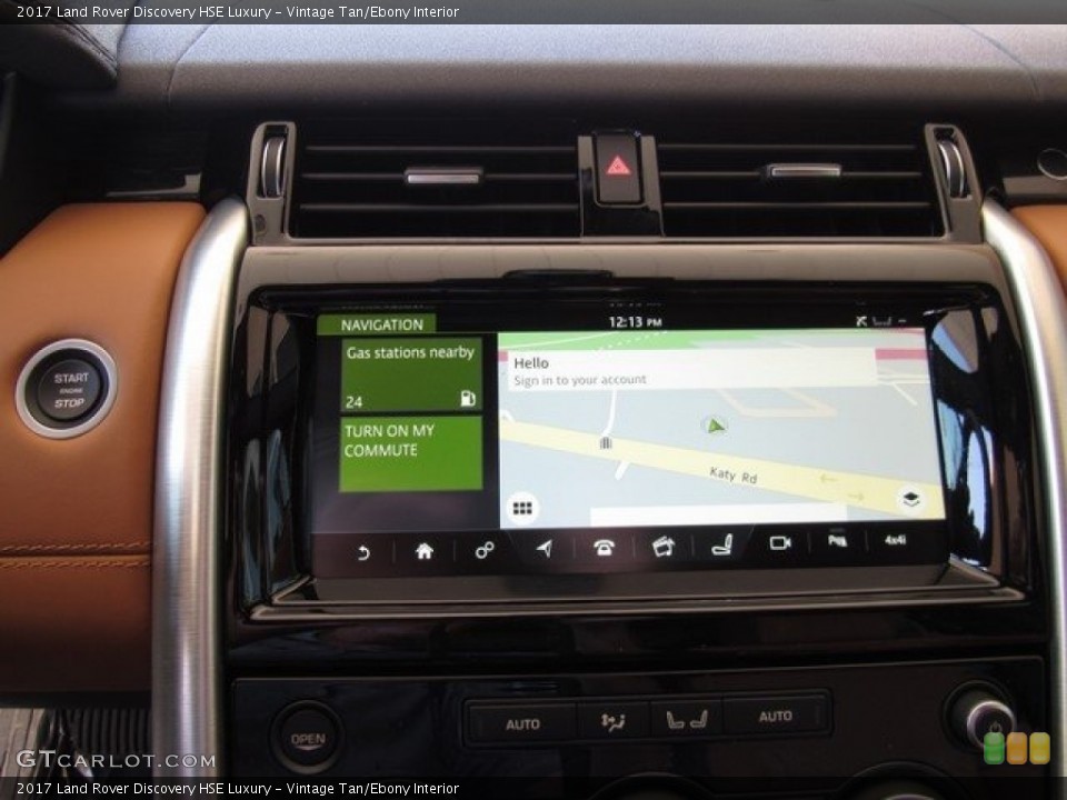 Vintage Tan/Ebony Interior Navigation for the 2017 Land Rover Discovery HSE Luxury #122679534